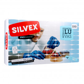 Luvas Descartáveis em Nitrilo Azul L (100 UNI)