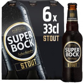 Cerveja Super Bock Stout Sixpack 0.33Tp (24Un)