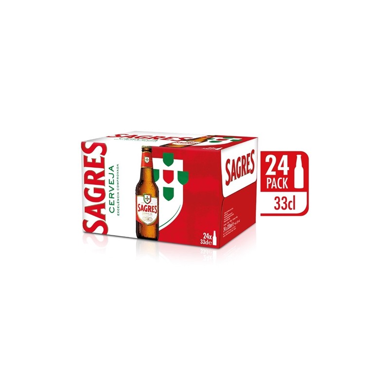 Cerveja Sagres Bca 4X6 0.20Tp (Six Pack)(24Un) - MercaChefe
