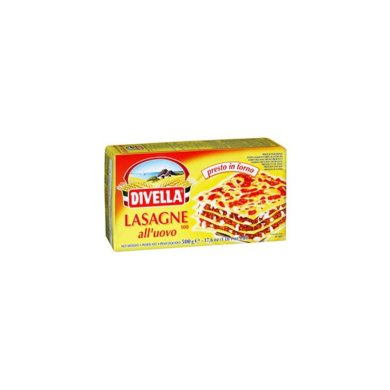 Divella Lasagne All Uovo 500 Grs