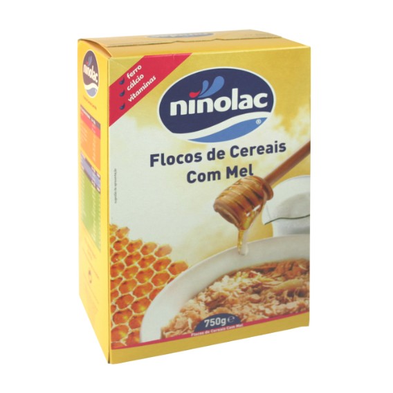 Flocos Cereais Com Mel 750 Gr  Ninolac