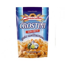 Panealba Crostini Mediterraneo 100Grs cx12Un