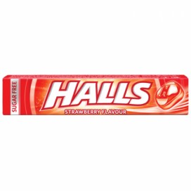Halls Vitamina C Sem açucar Morango Cx 20