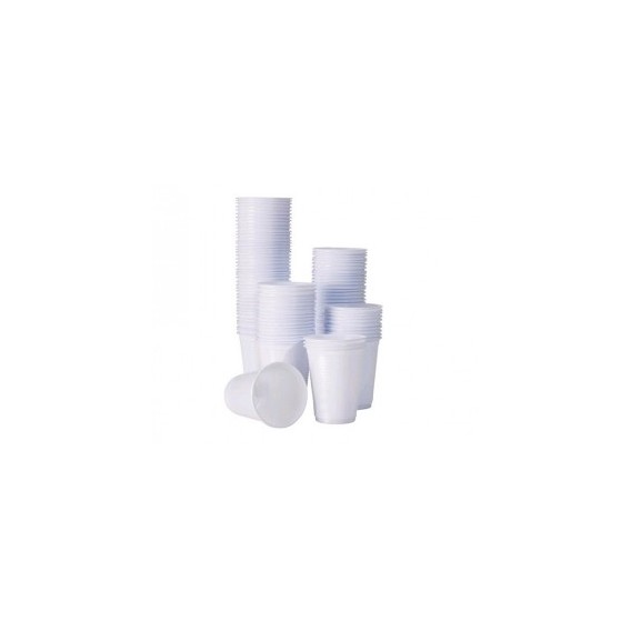 Copo Plastico Branco 150 Cc (100Un)