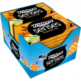Trident Senses Tropical Mix Cx 12 X 23Gr