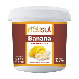 Preparado de Banana Caramelizada cx 6 x 1,1kg
