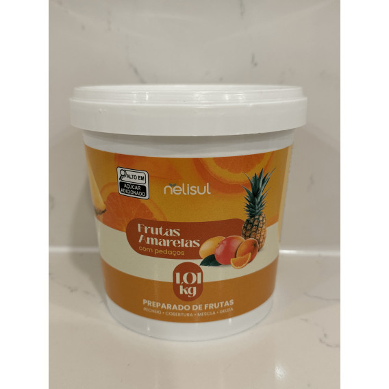 Preparado de Frutas Amarelas com Pedaços -  cx 6 x 1,1kg 