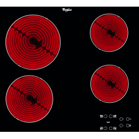 PLACAS VITROCERÂMICAS RADIANTES Whirlpool AKT 8090 NE